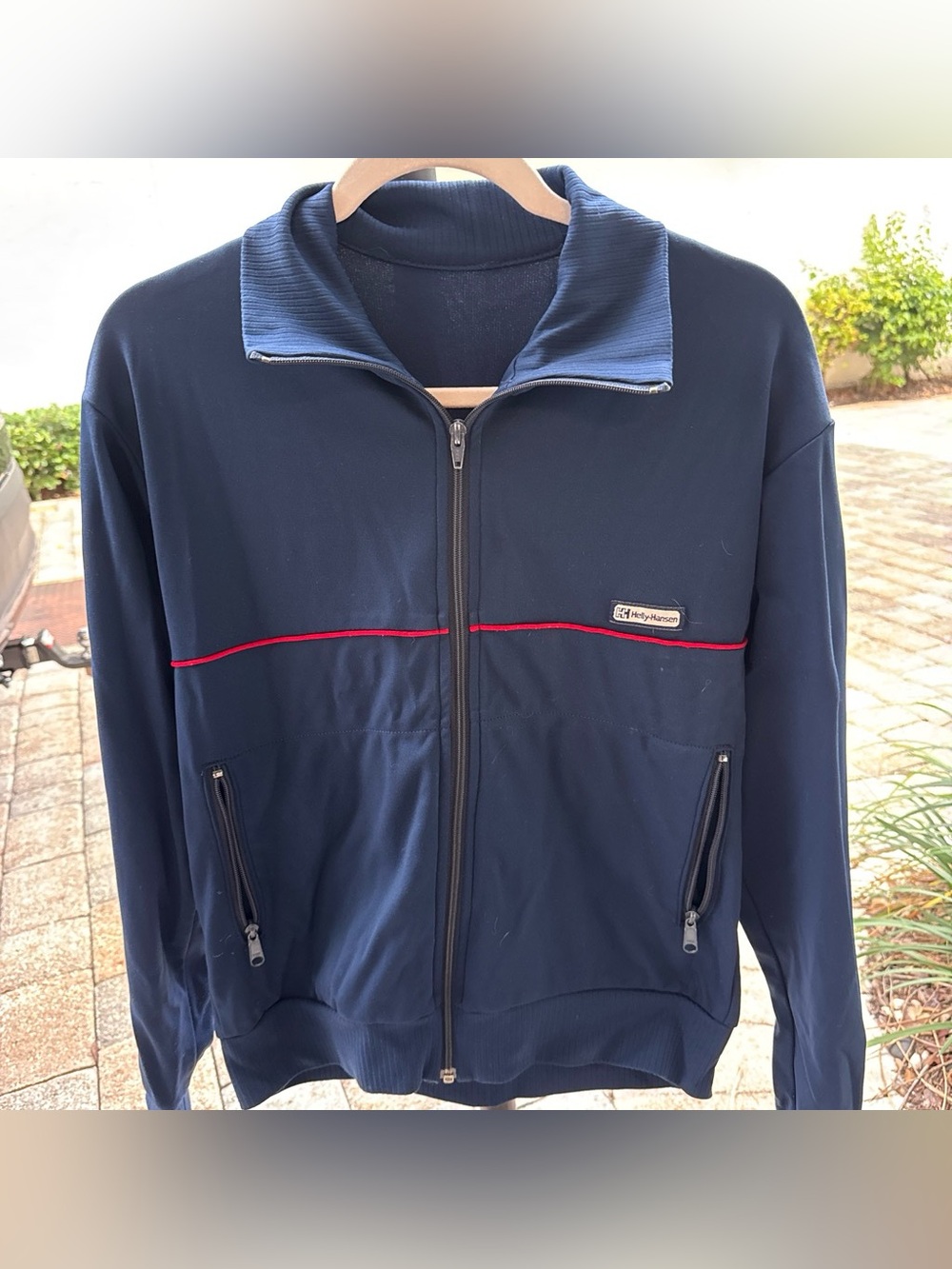 Helly Hansen Men's Navy Jacket with Red Piping